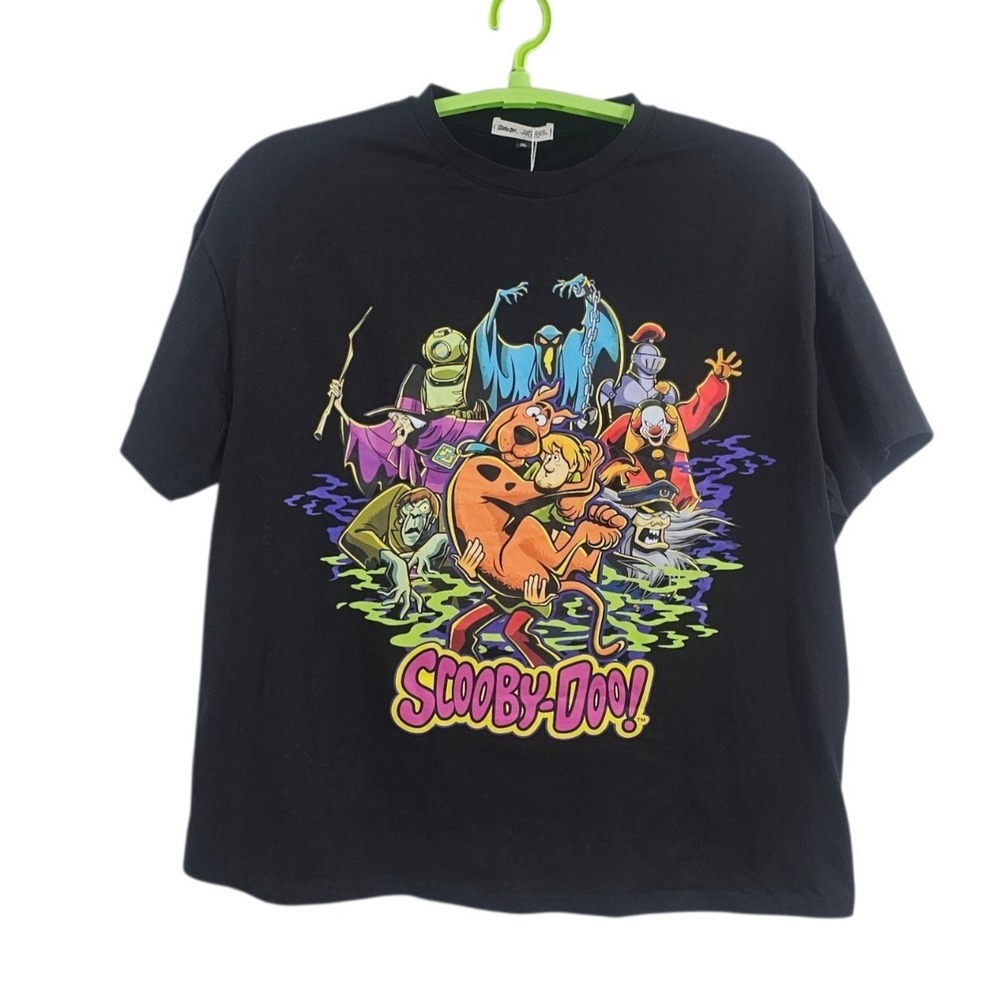 SHEIN X Scooby-Doo Graphic T-Shirt - Black, Size XL (New With Tags)